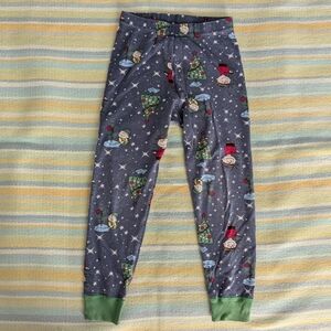 ⭐ Hanna Andersson Peanuts Charlie Brown Holiday PJ pajama pants size 5
